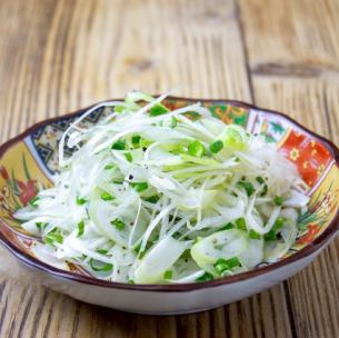 Green onion syrup/various types of edamame