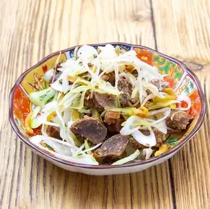 いぶりがっこと牛タンチャーシュー