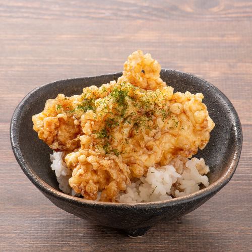 Squid small tempura bowl