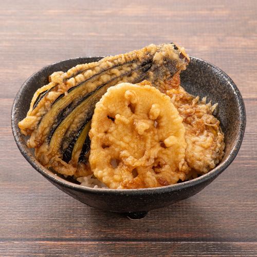 Small vegetable tempura bowl