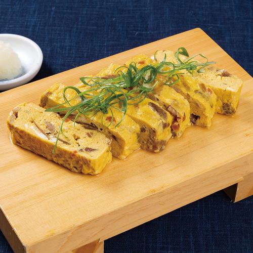 鶏ごぼうのだし巻き玉子
