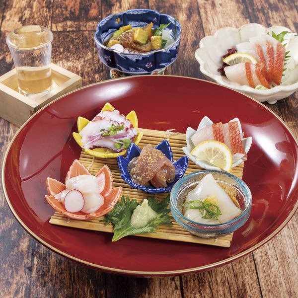創作お造り五点盛り など
