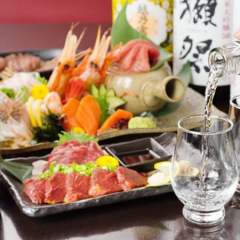 由在築地市場和豐洲市場擁有 12 年經驗和 20 年經驗的日本廚師烹製的美味佳餚。