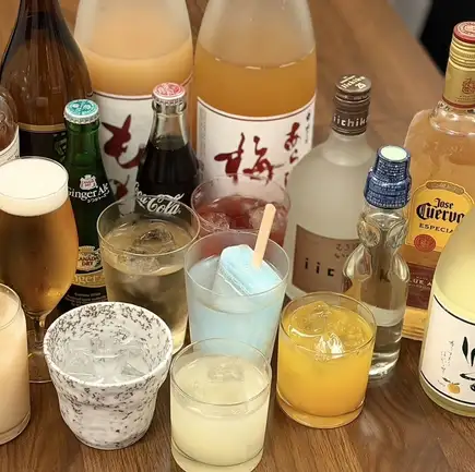 【無制限!飲み放題】サワー、カクテルや酎ハイなど約60種類が飲み放題!⇒3300円(税込)