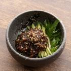 Okinawa-produced mozuku kimchi