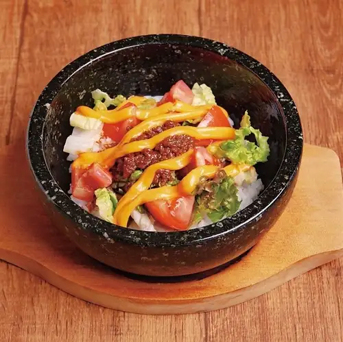 Stone-grilled taco rice