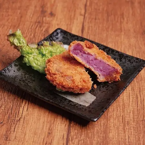 Okinawan sweet potato croquettes