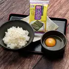 韓国海苔の卵かけごはん