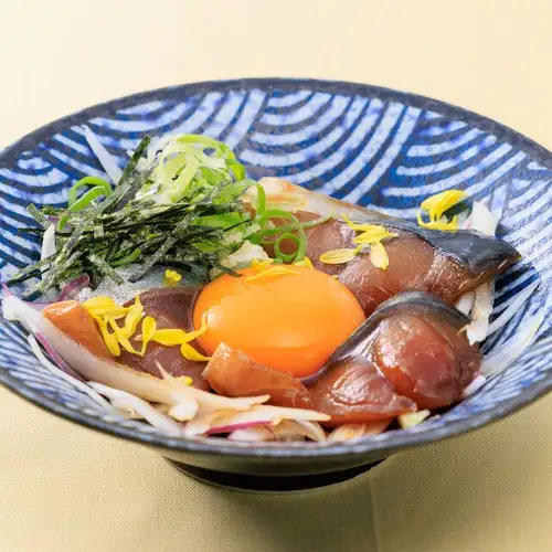 月見とろさばの沖漬け
