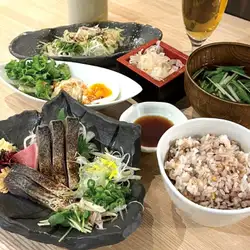 Mackerel tataki dinner set meal
