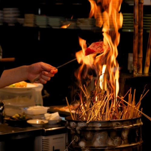 A dynamic and exciting straw grilling experience