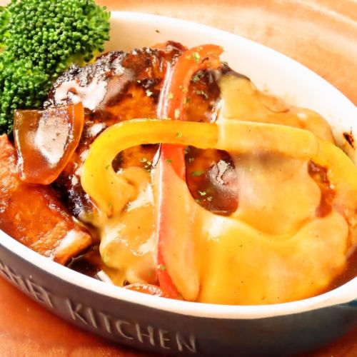 自家製手ごねハンバーグプレート♪