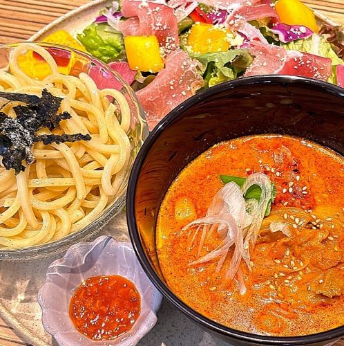 期間限定！！豆乳豚キムチつけ麺