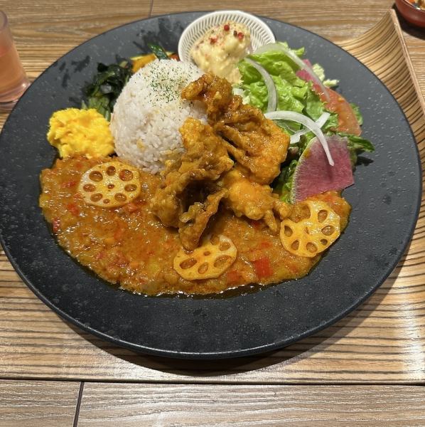 Rich crab curry