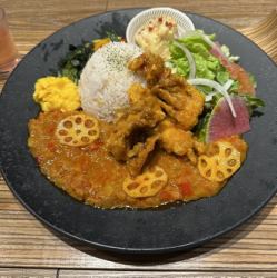 ~濃鬱的蟹肉咖哩配上藍蟹~