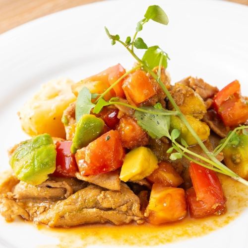 【套餐】酪梨番茄薑汁豬肉