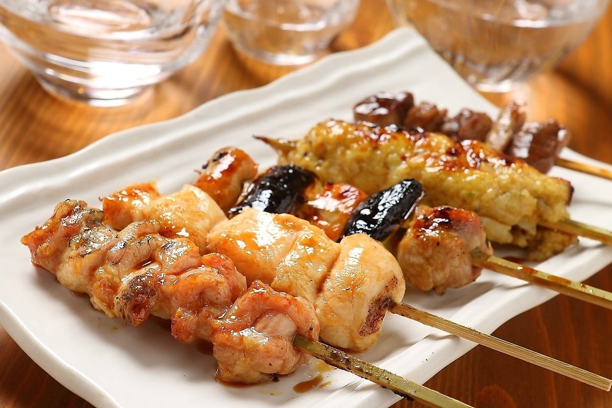 1本1本丁寧に仕込んだこだわりの串焼きを是非、ご賞味ください。