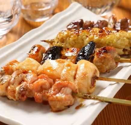 【各種ご宴会にお勧め】〈お料理のみ〉全7品串焼コース2500円（税込）！