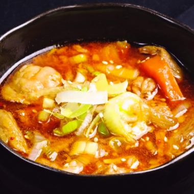 Our special menu! Spicy Korean beef stew