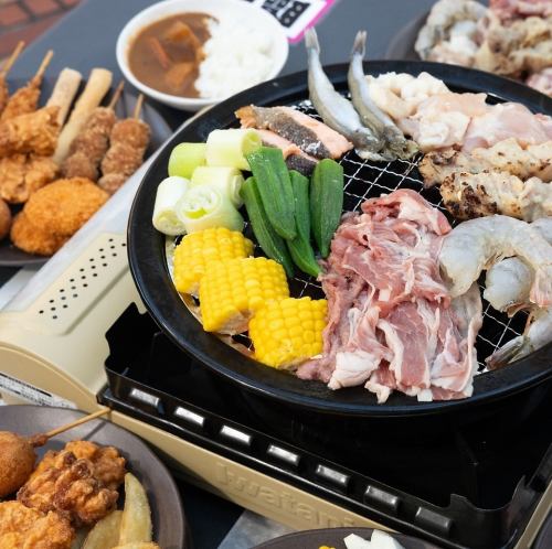 面倒な準備無し！大宮のど真ん中で”手ぶらで楽しめる”焼肉BBQ♪