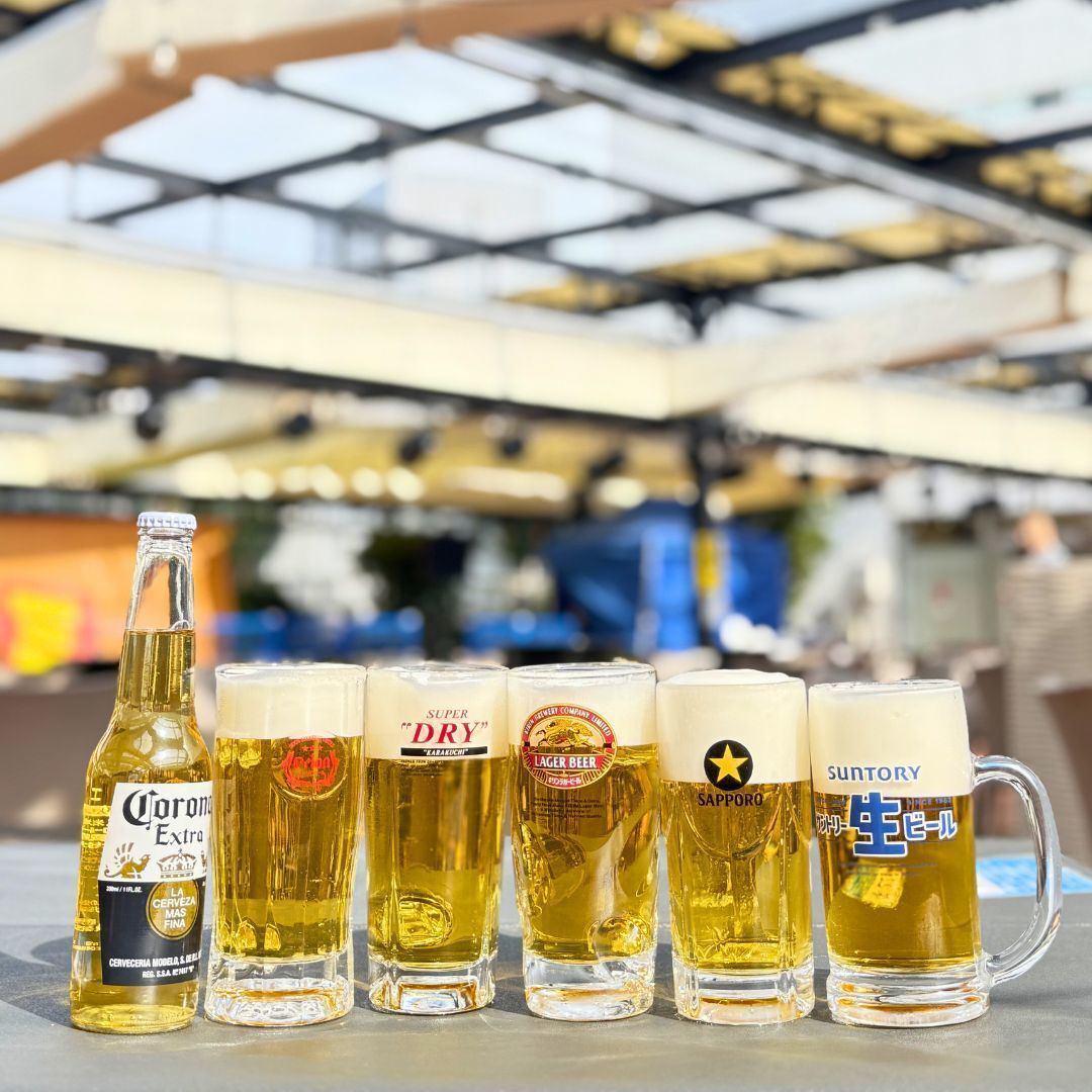 6社11種類のビールが飲み放題！