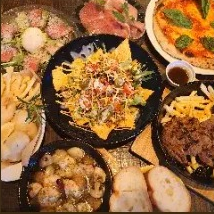 《日~木曜日限定》【120分飲み放題付】石窯ピッツァなど堪能コース5,000円⇒4,500円(税込)