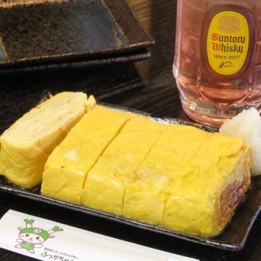 Ultimate dashi-rolled omelet that is carefully made from the dashi stock ◎