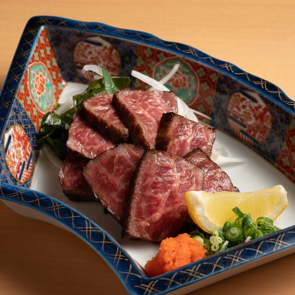 Delicious! Wagyu tataki