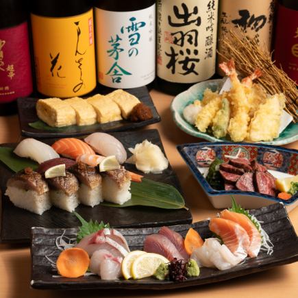 High-quality ingredients are prepared by Japanese craftsmen using their craftsmanship to create a luxurious and value-for-money experience...-Premium-Course: 10 dishes, 5,000 yen (tax included)