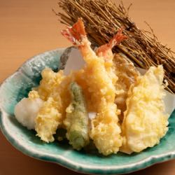 Shrimp and vegetable tempura