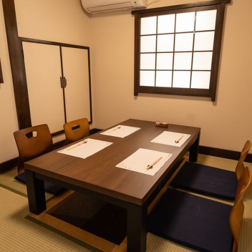 Private rooms and tatami mat seats are also available ◆