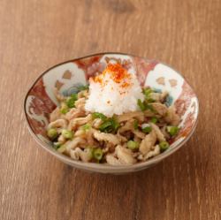 大山鸡皮配柚子醋