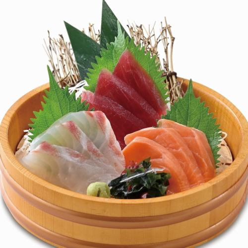 Assortment of 3 Kinds of Sashimi