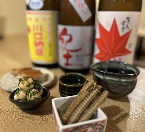 Enjoy eel and sake