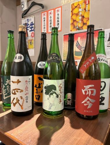 Hansuke's standard banquet plan includes all-you-can-drink carefully selected sake.