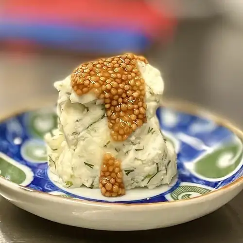 サワークリームとディルのポテサラ