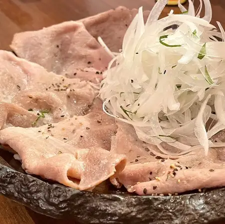 豚肩ロースの焼きしゃぶ