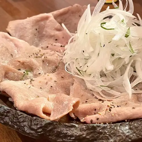 豚肩ロースの焼きしゃぶ