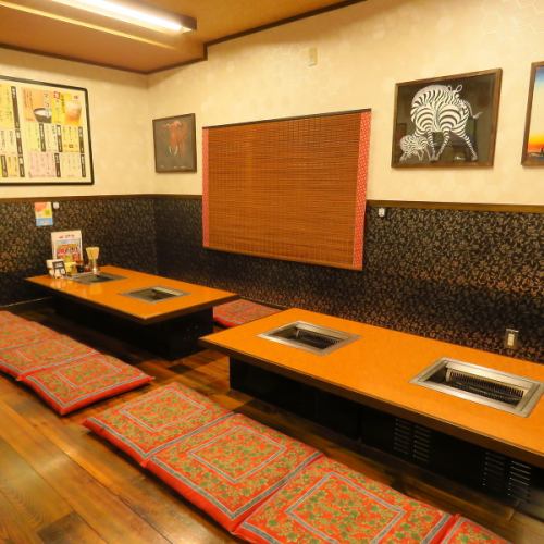 広々空間でゆったりごはん