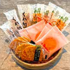 Assorted rice crackers