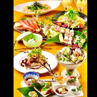 [Girls' Party Course (8 dishes) 3,800 yen incl.] [120 minutes with all-you-can-drink 5,800 yen incl. / 90 minutes with all-you-can-drink 5,400 yen incl.]