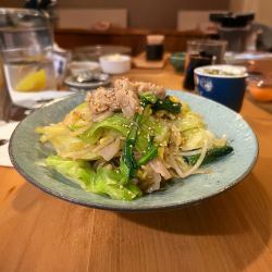 四万十ポークの炒めもの
