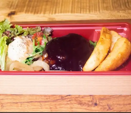 Extremely popular hamburger steak