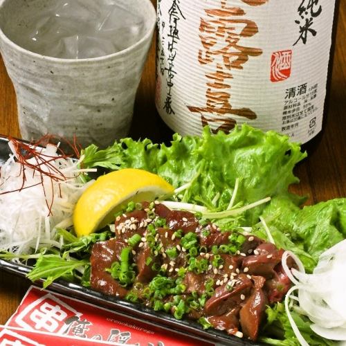 Our proud horse liver♪ A proud dish that can only be provided because it is fresh and clean ★ Very popular at our affiliated yakitori restaurant ★