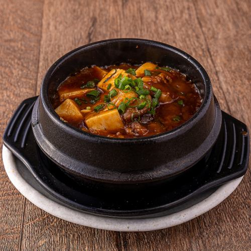 ピリピリ海鮮麻婆豆腐