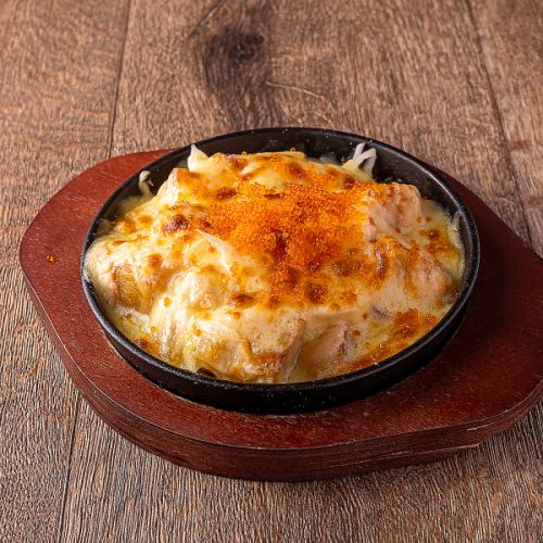 じゃが明太チーズ焼きとびっこちらし