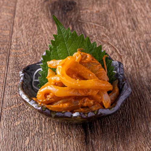 甲イカウニカニ味噌和え