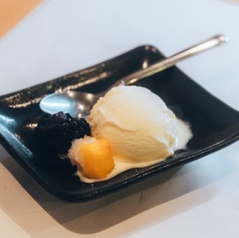 バニラアイス