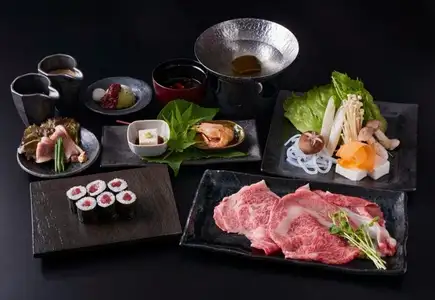 ディナー 【すき焼き・しゃぶしゃぶ 選べる】 スタンダードコース：雅