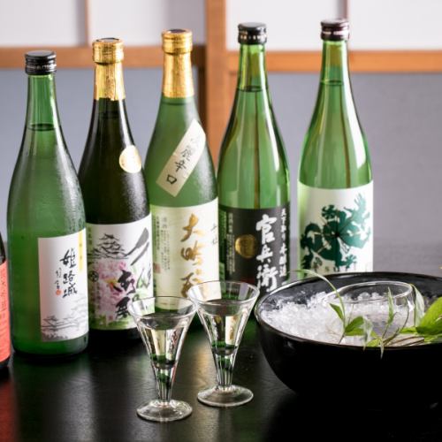 Selected sake and fruit liquor selected carefully ◎